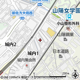 広島県廿日市市城内1丁目4周辺の地図