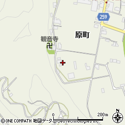 奈良県五條市原町135-3周辺の地図