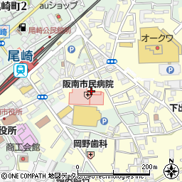 大阪府阪南市下出117周辺の地図