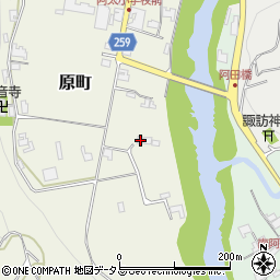奈良県五條市原町389周辺の地図