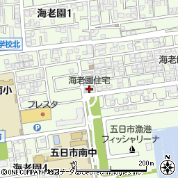 広島県住宅供給公社海老園住宅Ｃ周辺の地図