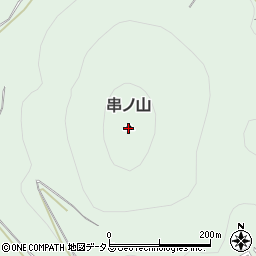 串ノ山周辺の地図