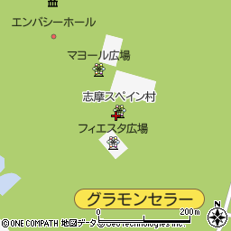 志摩スペイン村周辺の地図
