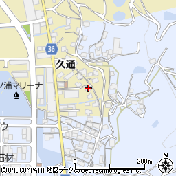 香川県高松市庵治町久通7-11周辺の地図
