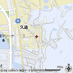 香川県高松市庵治町久通3周辺の地図