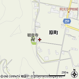 奈良県五條市原町125周辺の地図
