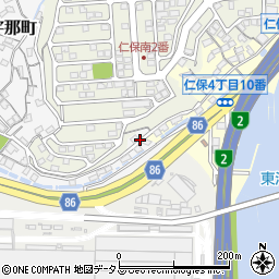 広島県広島市南区日宇那町7周辺の地図