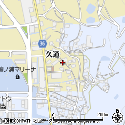 香川県高松市庵治町久通7-20周辺の地図