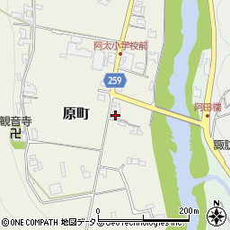 奈良県五條市原町372周辺の地図