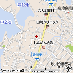 市場山手台公園周辺の地図