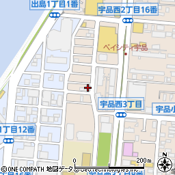 イットー個別指導学院　広島宇品校周辺の地図