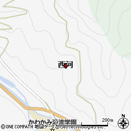 奈良県吉野郡川上村西河周辺の地図