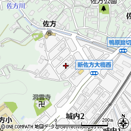 広島県廿日市市城内3丁目周辺の地図