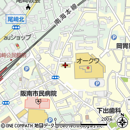 大阪府阪南市下出720周辺の地図