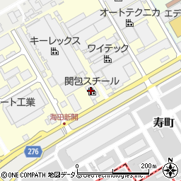 関包スチール株式会社広島工場周辺の地図