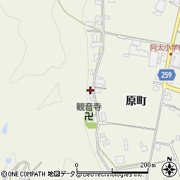奈良県五條市原町435周辺の地図