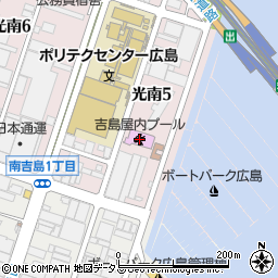 吉島屋内プール周辺の地図