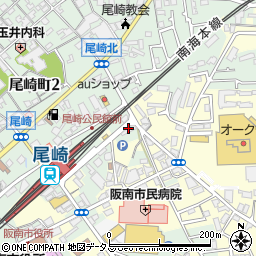 第一ゼミナール尾崎校周辺の地図