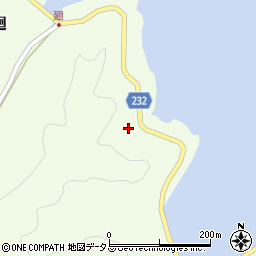 唐崎岬線周辺の地図