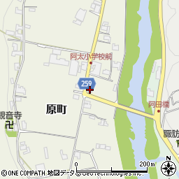 奈良県五條市原町360周辺の地図