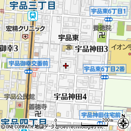広島県広島市南区宇品神田周辺の地図