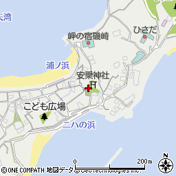 安乗神社社務所周辺の地図