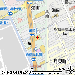 ウォンツ海田栄町薬局周辺の地図