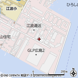 広島第一交通株式会社　タクシー配車専用江波営業所周辺の地図