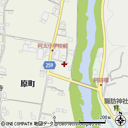 奈良県五條市原町357周辺の地図