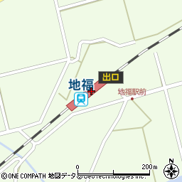 地福駅周辺の地図