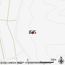 島根県鹿足郡吉賀町広石周辺の地図