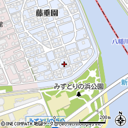 日本年金機構藤垂園宿舎周辺の地図