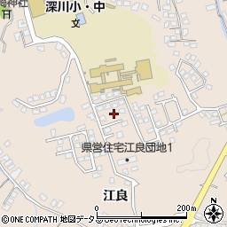 山田石油サービス株式会社　長門給油所周辺の地図