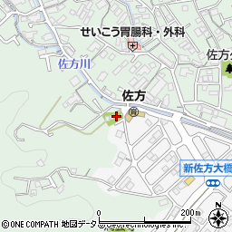 佐方八幡神社前トイレ周辺の地図