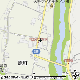 奈良県五條市原町345周辺の地図
