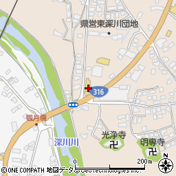 ネッツトヨタ山口長門店周辺の地図
