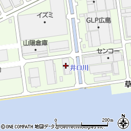 日本通運株式会社　中国重機建設支店営業・重電・重量品輸送周辺の地図
