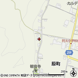 奈良県五條市原町95周辺の地図