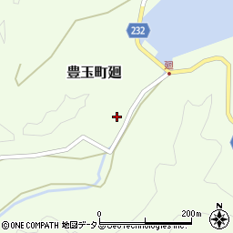 長崎県対馬市豊玉町廻204周辺の地図