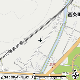 広島県東広島市西条町馬木1401周辺の地図