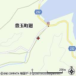 長崎県対馬市豊玉町廻116周辺の地図