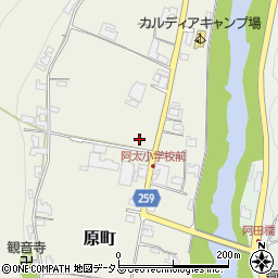 奈良県五條市原町230周辺の地図