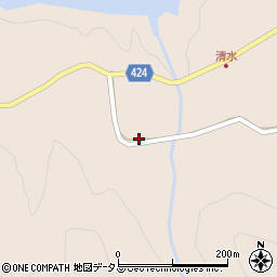三重県多気郡大台町清滝843-1周辺の地図
