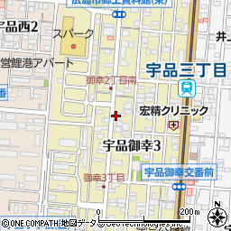 広島県広島市南区宇品御幸周辺の地図