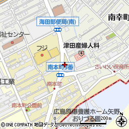八剣伝 海田南本町店周辺の地図