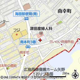 ホリデー車検海田周辺の地図