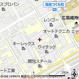 株式会社今西製作所海田工場周辺の地図