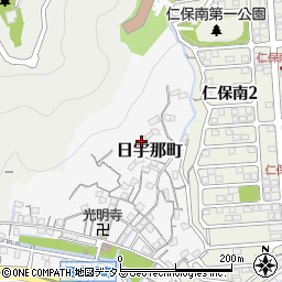 広島県広島市南区日宇那町周辺の地図