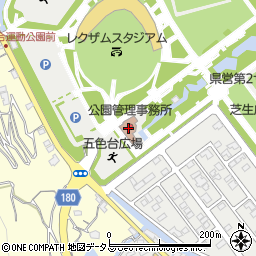 香川県営　テニス場周辺の地図