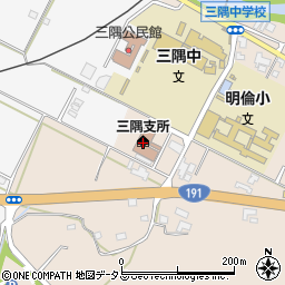 長門市社会福祉協議会　三隅支所周辺の地図